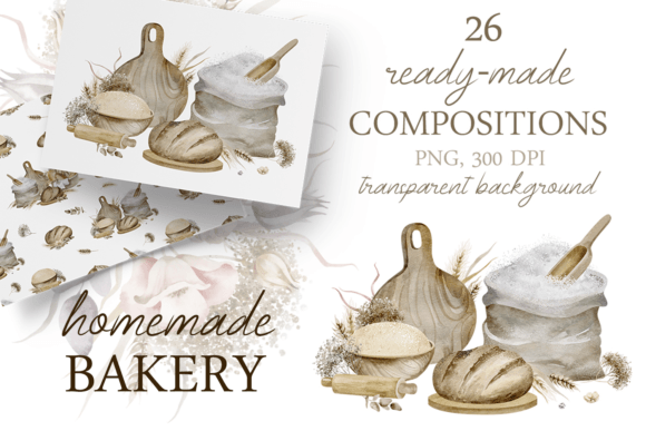 Download 26 Ready-made Homemade Bread Composition - Premium Resources