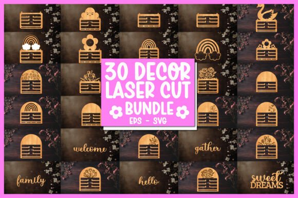 Download 30 Wooden Nursery Decor Laser Cut - Nursery decor Collection