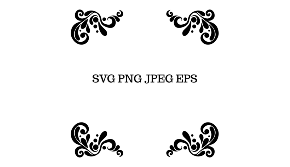 Download Elegant Frame with Corner Flourishes PNG - Elegant frame Collection