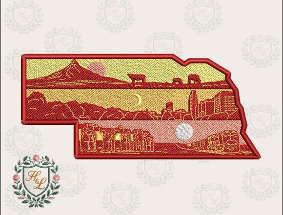 Download Layers of Nebraska Embroidery Files - Embroidery file Collection