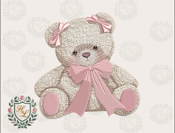Download Cute Teddy Bear Embroidery Files - Embroidery file Collection