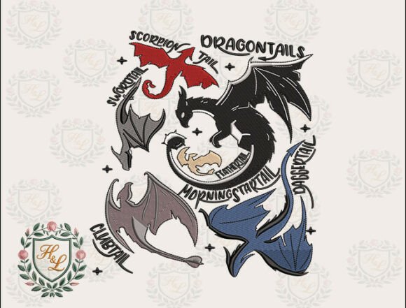 Download Mythical Creatures Embroidery Files - Embroidery file Collection