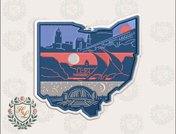 Download Layers of Ohio Embroidery Files - Embroidery file Collection