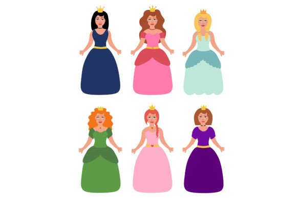 Download Set of Beautiful Fairy Tale Princess - Fairy tale princess Collection
