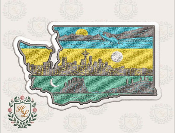 Download Layers of Washington Embroidery Files - Embroidery file Collection