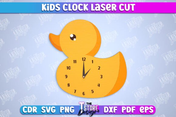 Download Kids Clock | Chick Shape | Nursery Decor - Nursery decor Collection