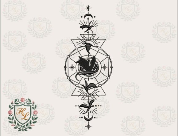 Download Fantasy Era Dragon Rider Embroidery File - Embroidery file Collection
