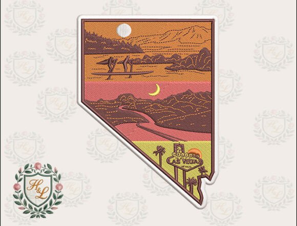 Download Layers of Nevada Embroidery Files - Embroidery file Collection