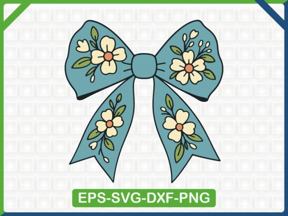Download Floral Ribbon Bow Embroidery SVG Design - Ribbon bow embroidery Collection
