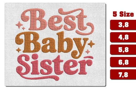 Download Best Baby Sister Machine Embroidery File - Embroidery file Collection