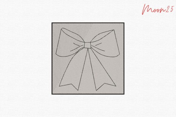 Download Outline Ribbon Bow - Premium Resources