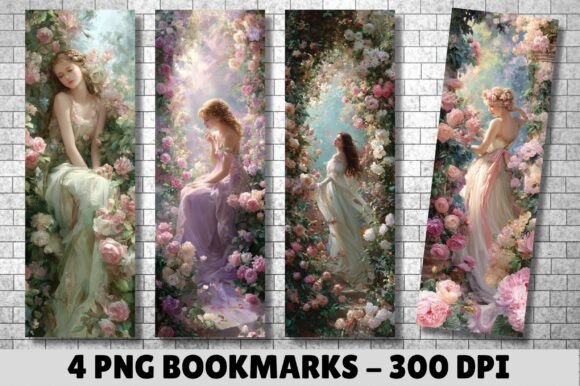Download Floral Fairy Tale Princess Bookmark PNG - Fairy tale princess Collection