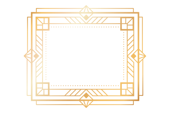 Download Vintage Godlen Elegant Frame. Art Deco B - Elegant frame Collection